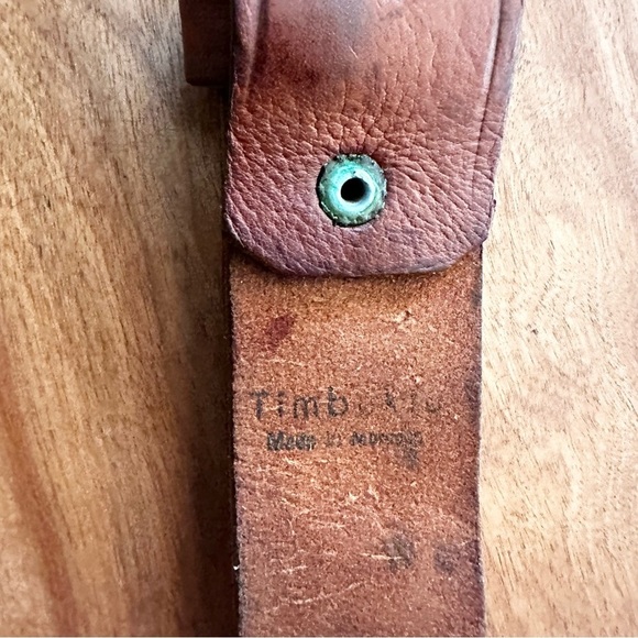 Timbuktu | Vintage Distressed Leather Coin Belt - Picture 2 of 10